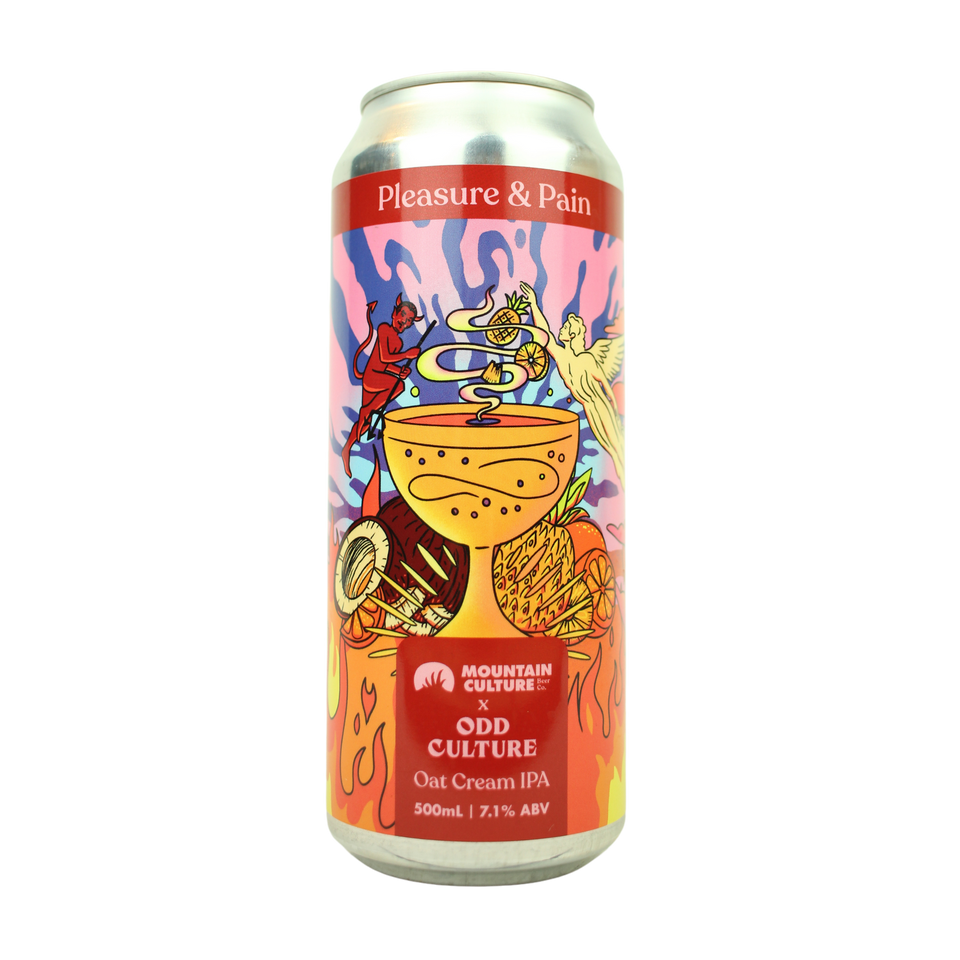 Mountain Culture x Odd Culture Pleasure & Pain Painkiller IPA