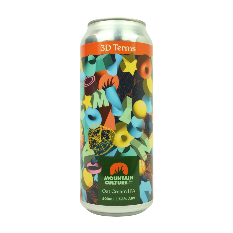 Mountain Culture 3D Terms Oat Cream IPA
