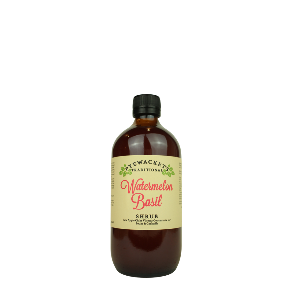 Pyewackets Watermelon Basil Shrub (500ml)