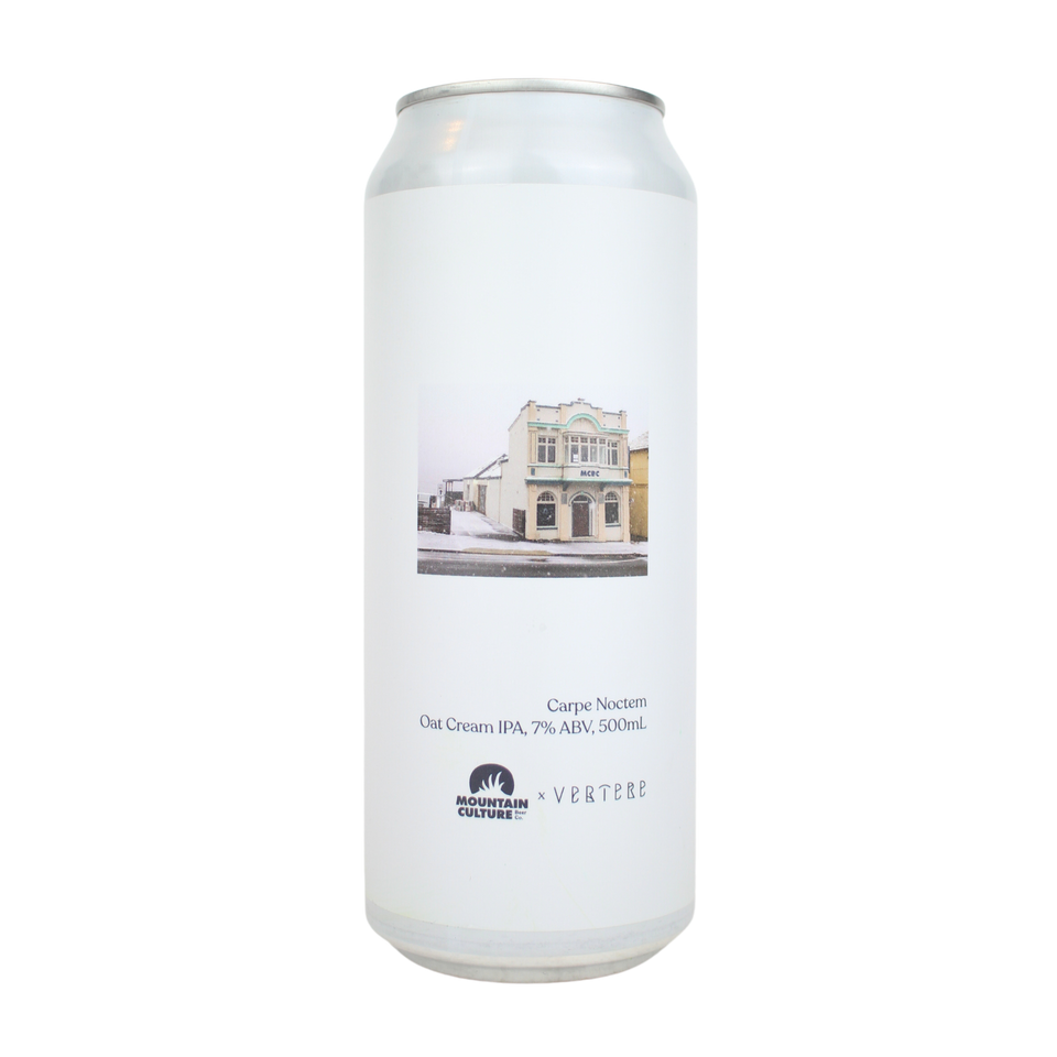 Mountain Culture x VERTERE Brewing Carpe Noctem Oat Cream IPA