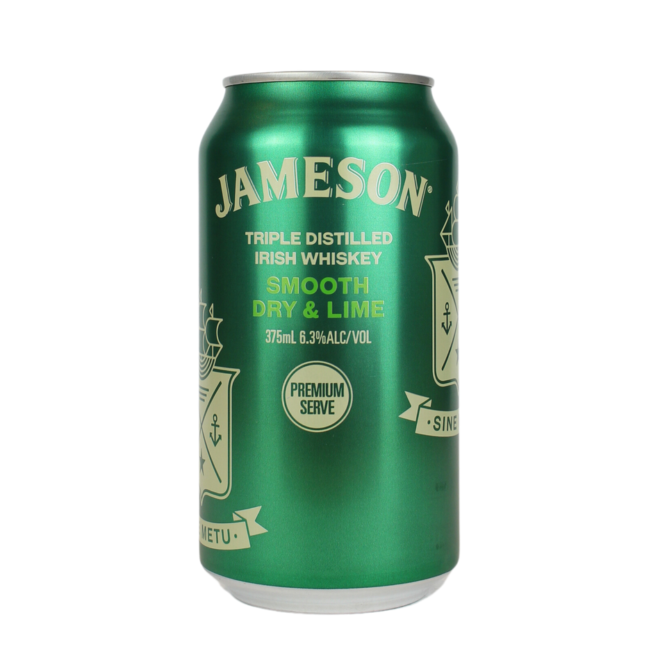 Jameson Dry & Lime Premium Serve (375ml)