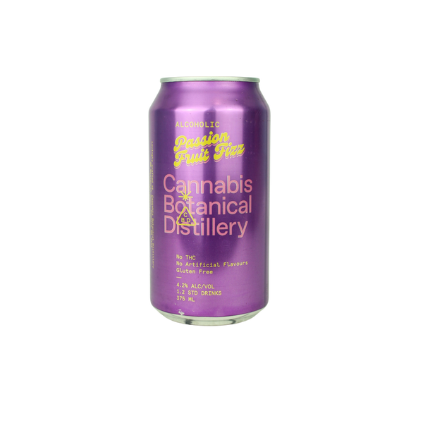 Cannabis Botanical Distillery Passion Fruit Fizz 375mL