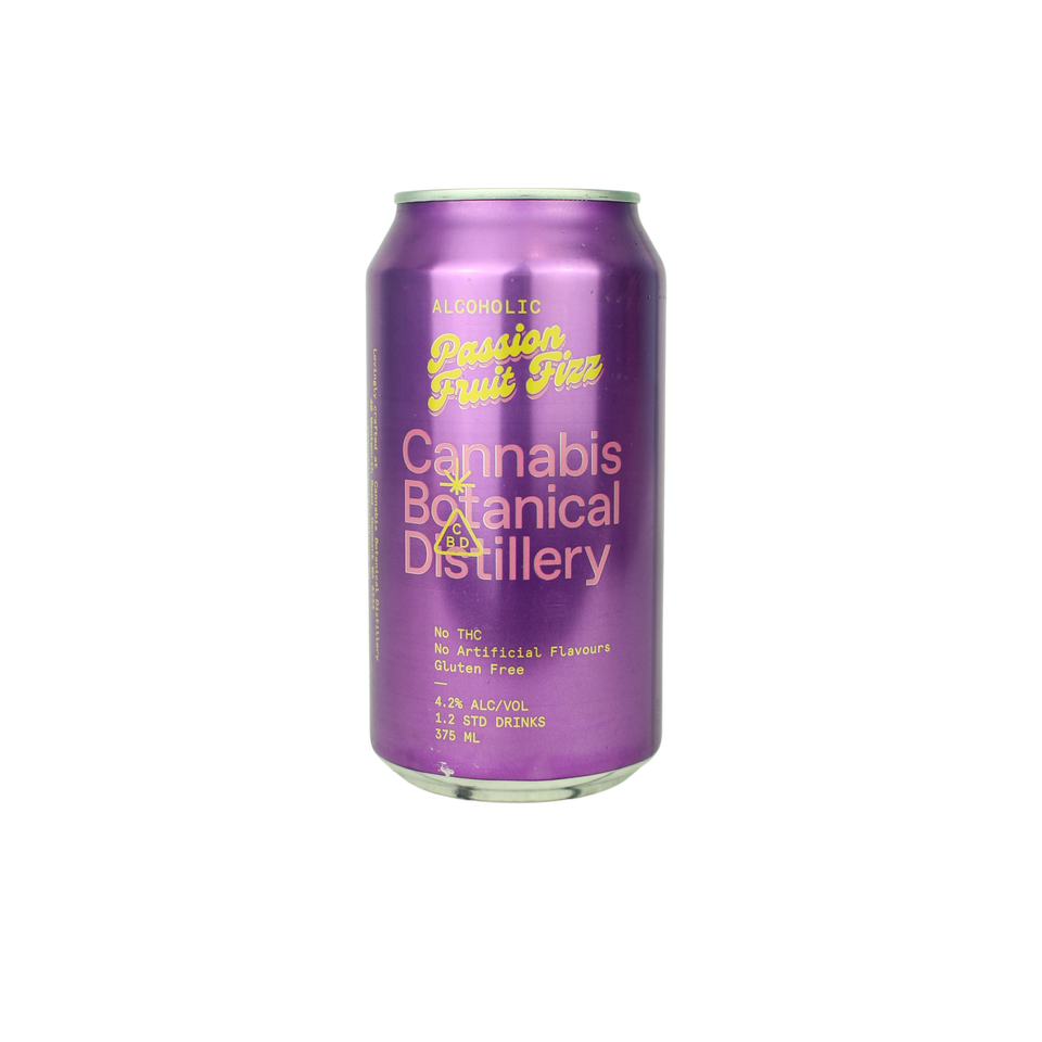 Cannabis Botanical Distillery Passion Fruit Fizz 375mL