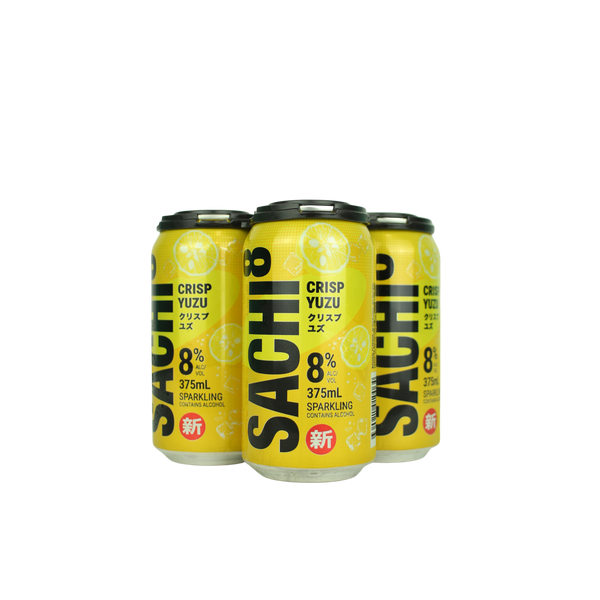 Sachi8 Crisp Yuzu 375ml 4pk