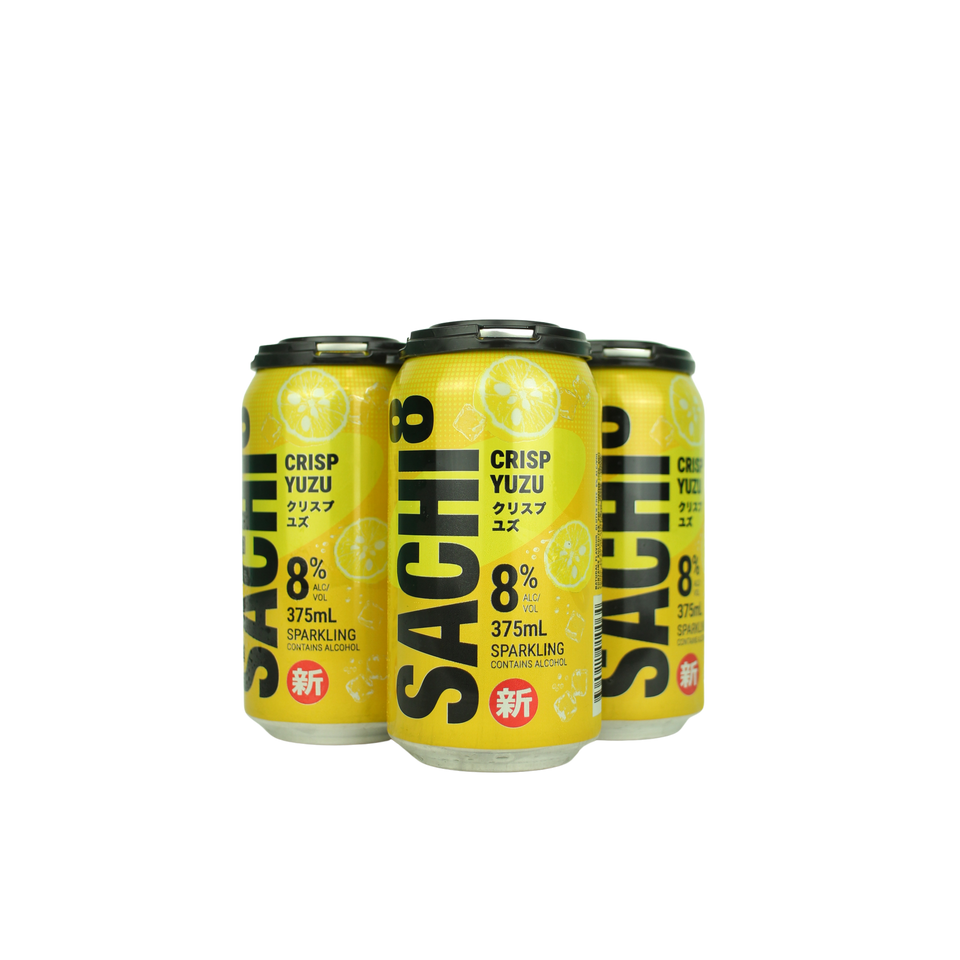 Sachi8 Crisp Yuzu 375ml 4pk