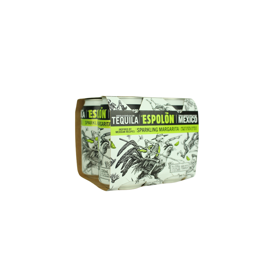 Espolon Sparkling Margarita 4 Pack