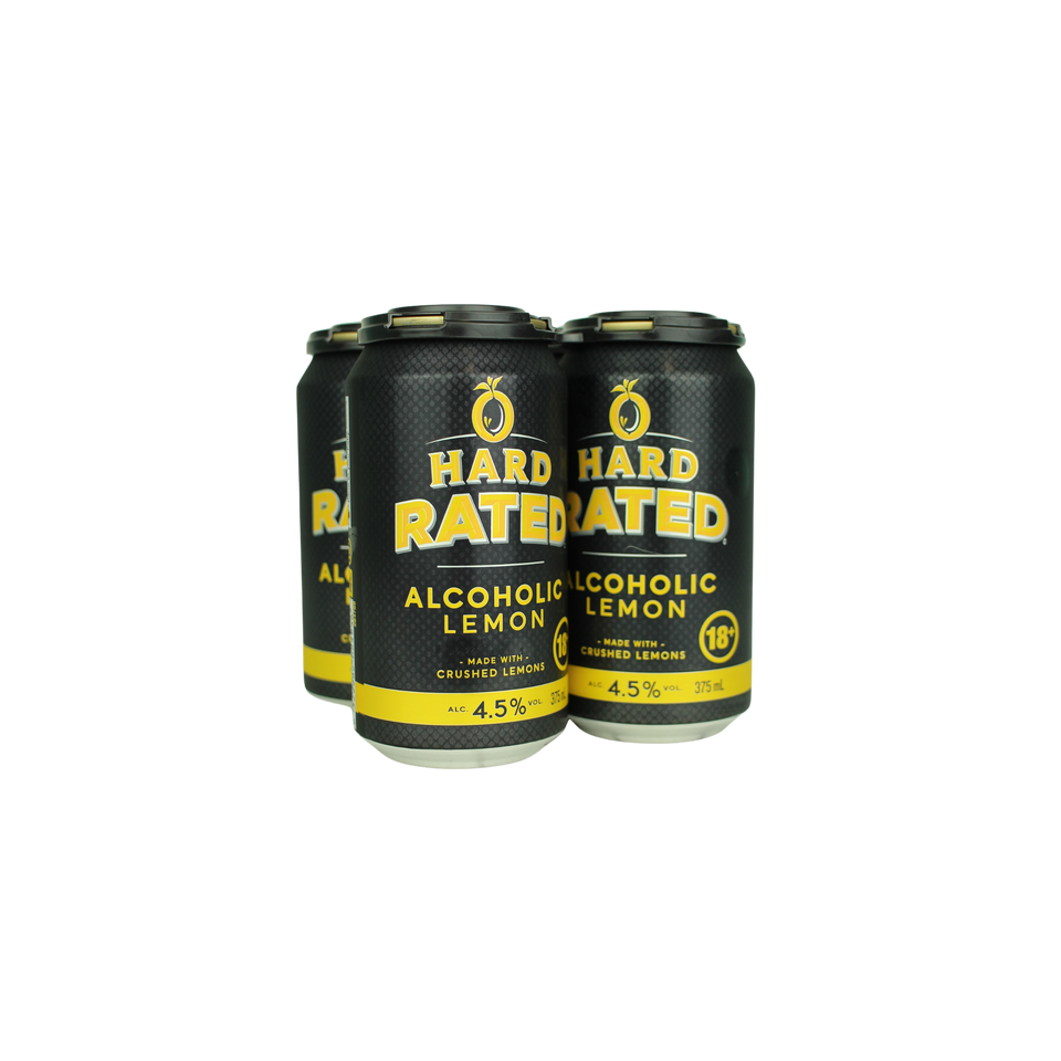 Hard Rated 4.5% Lemon 4 Pack