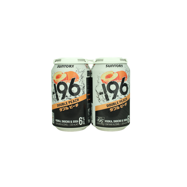 Suntory -196 Double Peach [4-PK]