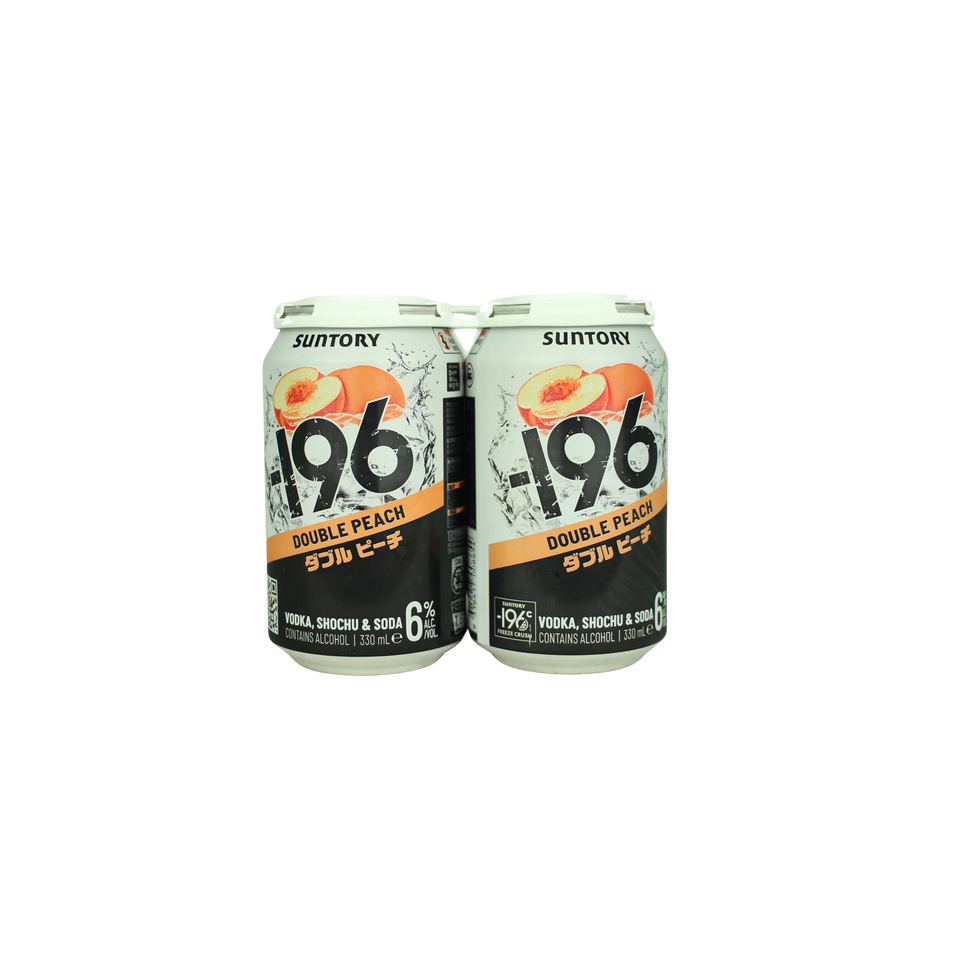 Suntory -196 Double Peach [4-PK]