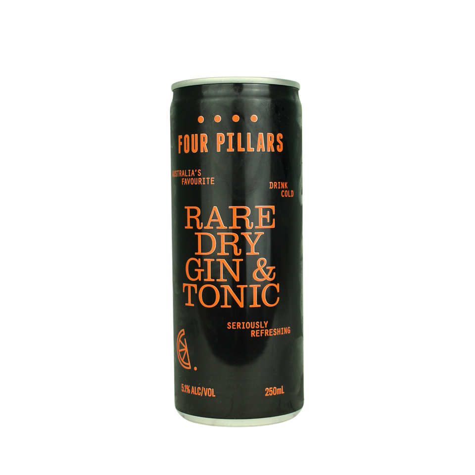 Four Pillars Rare Dry Gin & Tonic 250mL