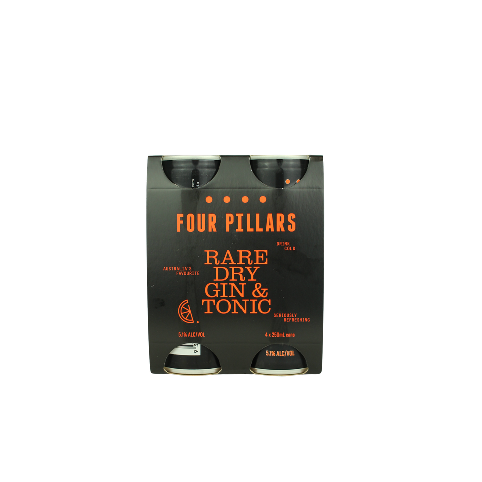 Four Pillars Rare Dry Gin & Tonic [4-PK]