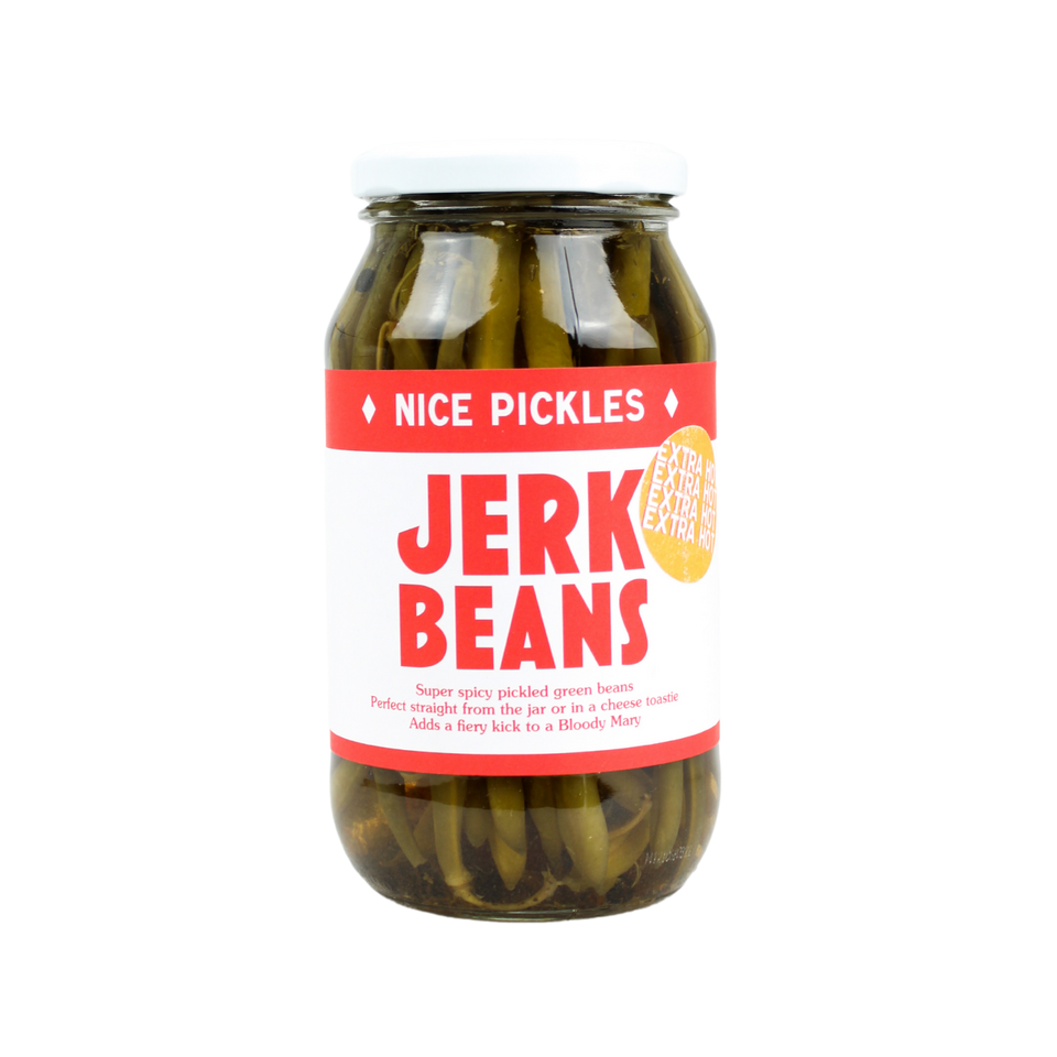 Nice Pickles Extra Hot Jerk Beans