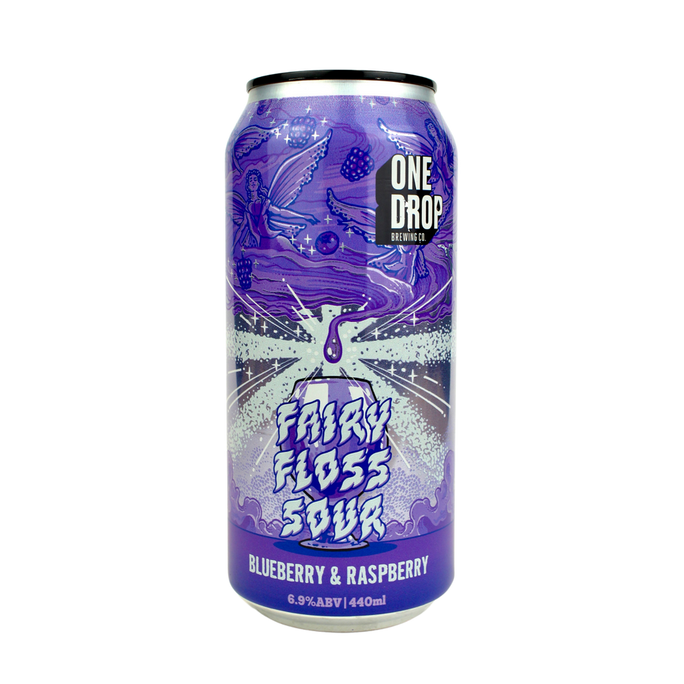 One Drop Blueberry & Raspberry Fairy Floss Sour