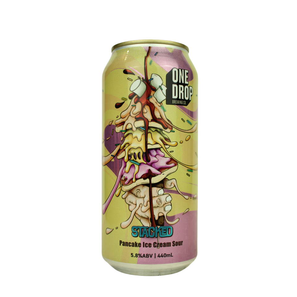 One Drop Stacked Pancake Ice Cream Sour