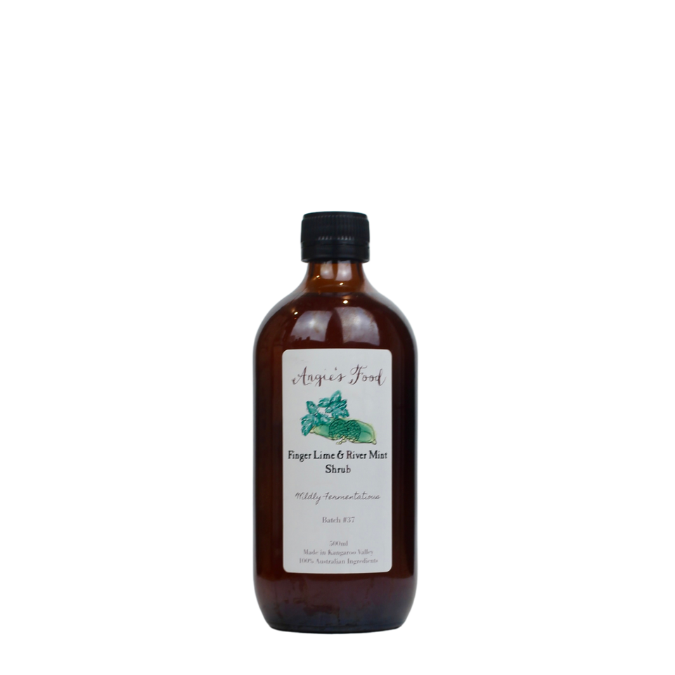Angie's Food Finger Lime & River Mint Shrub