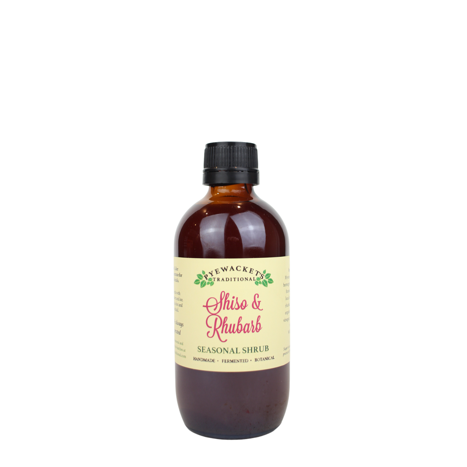 Pyewackets Traditional Shiso Rhubarb Shrub (200ml)