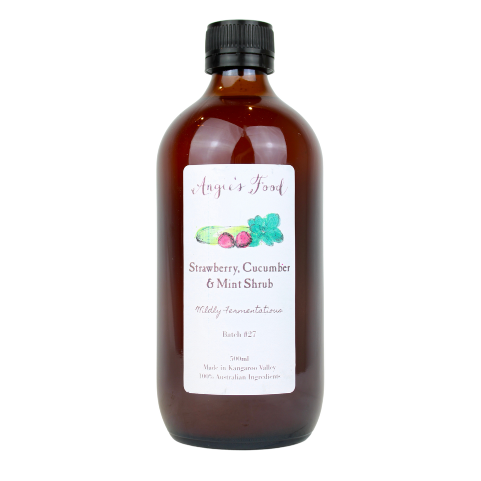 Angie's Food Strawberry, Mint & Lime Shrub